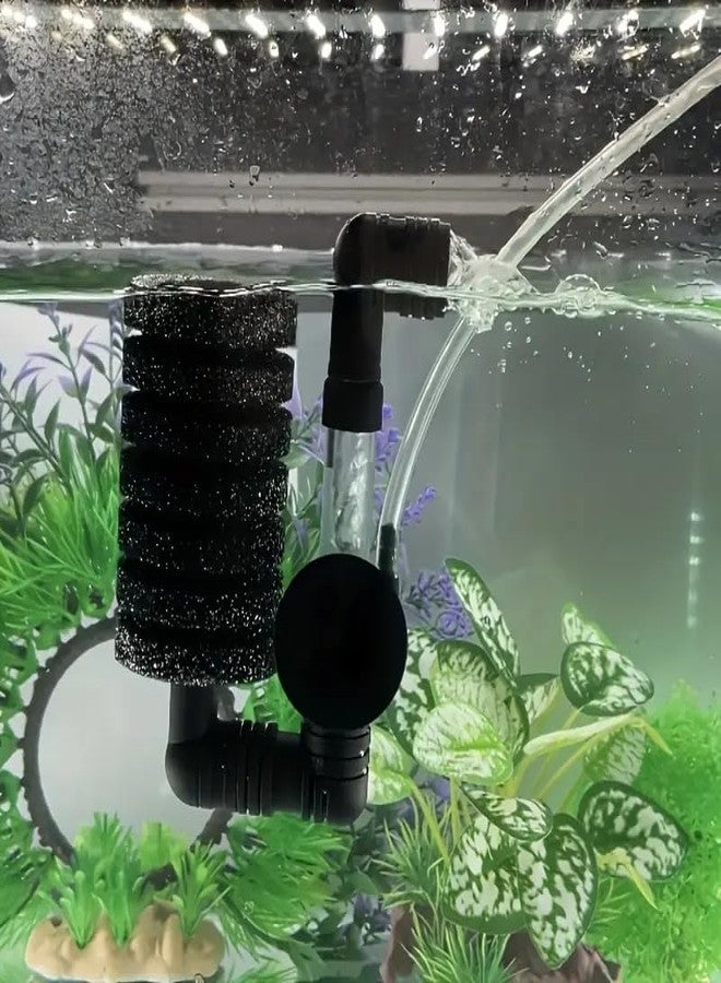 Vayinato (XY-2830) Aquarium Bio Sponge Filter Fish Tank, Single - Ultra Quiet Air Pump Aquqrium Foam Internal Filter - Betta Fry Shrimp and Small Fish - Image 3